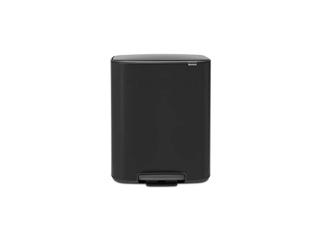 Brabantia bo prullenbak 60 l matt black - afbeelding 1 van  5