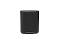 Brabantia bo prullenbak 60 l matt black - afbeelding 1 van  5