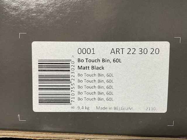 Brabantia bo touch bin afvalcontainer (2x) - afbeelding 3 van  4