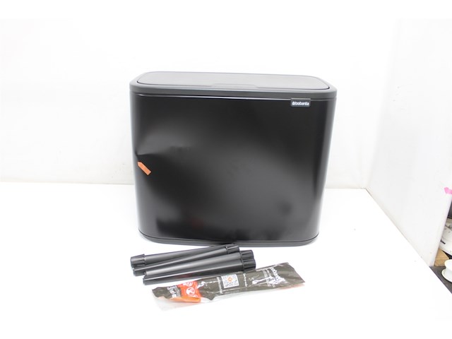 Brabantia bo touch bin prullenbak - 3 x 11 l - matt black - afbeelding 5 van  6