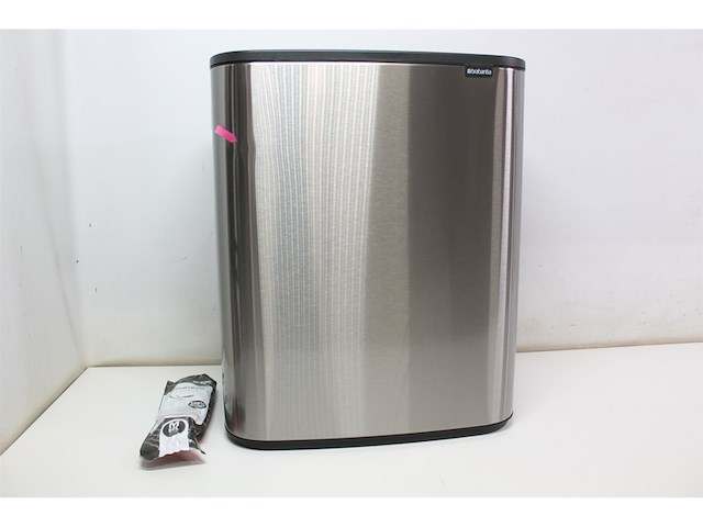 Brabantia bo touch bin prullenbak 60 liter 1 vak matt steel fingerprint proof - afbeelding 4 van  5