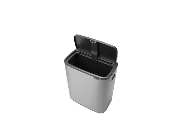 Brabantia bo touch bin prullenbak 60 liter 1 vak matt steel fingerprint proof - afbeelding 3 van  5
