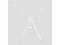Brabantia hangon droogrek 25m met stang inklapbaar wit - afbeelding 2 van  4