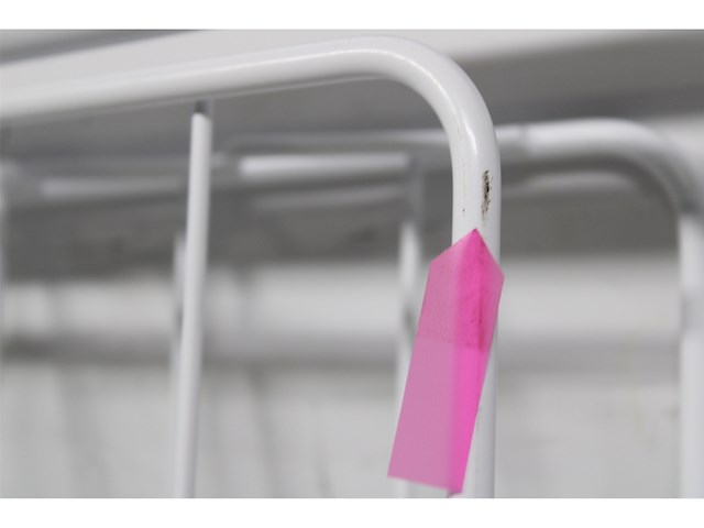 Brabantia hangon droogrek 25m met stang inklapbaar wit - afbeelding 4 van  4