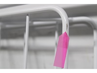 Brabantia hangon droogrek 25m met stang inklapbaar wit - afbeelding 4 van  4