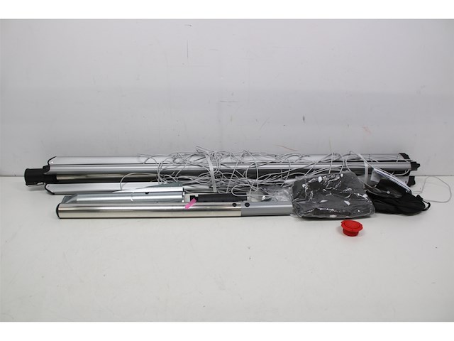 Brabantia lift-o-matic droogmolen met metalen grondanker metallic grey - afbeelding 2 van  3