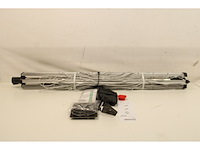 Brabantia lift-o-matic droogmolen met metalen grondanker metallic grey - afbeelding 2 van  2