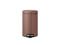 Brabantia newicon prullenbak 12 liter satin taupe