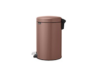 Brabantia newicon prullenbak 12 liter satin taupe - afbeelding 2 van  7
