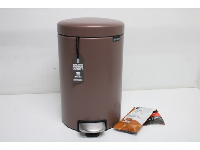 Brabantia newicon prullenbak 12 liter satin taupe - afbeelding 5 van  7