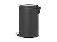 Brabantia newicon prullenbak 20 liter mineral infinite grey - afbeelding 3 van  4