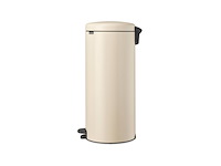 Brabantia newicon prullenbak 30 l rond beige - afbeelding 1 van  6