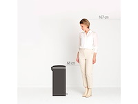 Brabantia newicon prullenbak 30 l rond beige - afbeelding 4 van  6