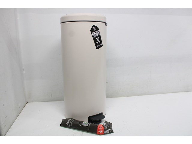 Brabantia newicon prullenbak 30 l rond beige - afbeelding 6 van  6