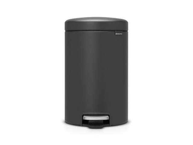 Brabantia newicon sense of luxury prullenbak 12 l mineral infinite grey - afbeelding 1 van  5