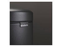 Brabantia newicon sense of luxury prullenbak 12 l mineral infinite grey - afbeelding 5 van  5