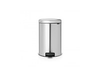 Brabantia pedaalemmer newicon 20l matt steel - afbeelding 1 van  4