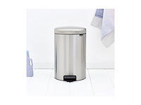 Brabantia pedaalemmer newicon 20l matt steel - afbeelding 4 van  4