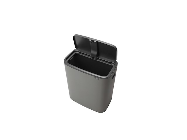 Brabantia prullenbak 60 liter mineral concrete grey - afbeelding 2 van  4