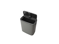 Brabantia prullenbak 60 liter mineral concrete grey - afbeelding 2 van  4