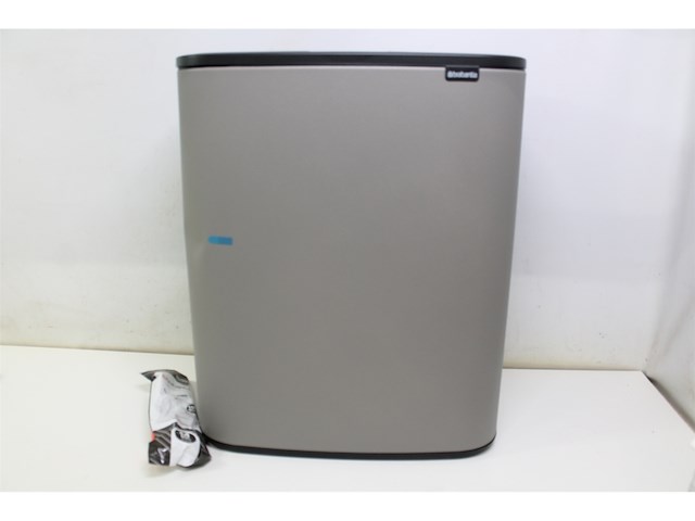 Brabantia prullenbak 60 liter mineral concrete grey - afbeelding 3 van  4