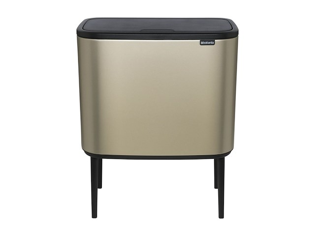 Brabantia prullenbak bo touch bin champagne - afbeelding 2 van  6