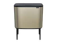 Brabantia prullenbak bo touch bin champagne - afbeelding 2 van  6