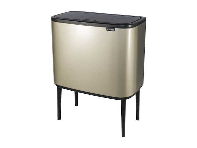 Brabantia prullenbak bo touch bin champagne - afbeelding 3 van  6