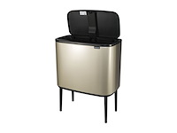 Brabantia prullenbak bo touch bin champagne - afbeelding 4 van  6