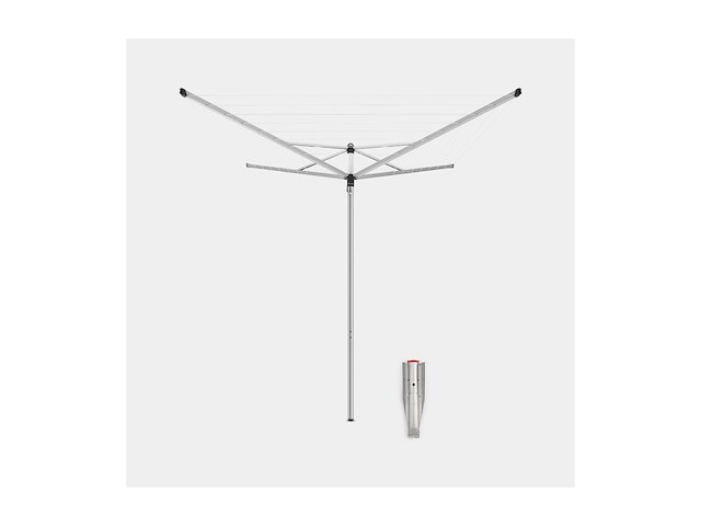 Brabantia topspinner droogmolen 40 meter met metalen - afbeelding 2 van  5