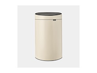 Brabantia touch bin new 40 l rond beige - afbeelding 1 van  6