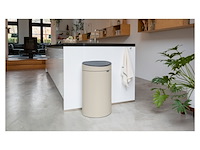 Brabantia touch bin new 40 l rond beige - afbeelding 4 van  6