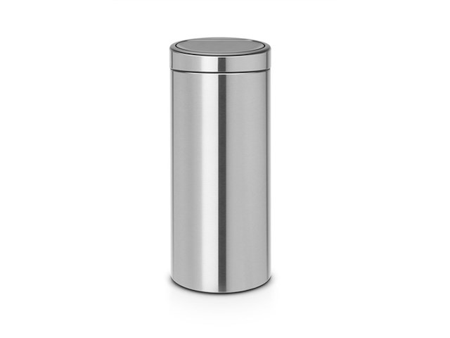 Brabantia touch bin prullenbak 30 l matt steel fingerprint proof - afbeelding 1 van  4