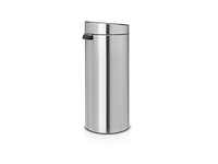 Brabantia touch bin prullenbak 30 l matt steel fingerprint proof - afbeelding 2 van  4