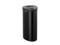 Brabantia wasmand 2 vakken met deksel 55 l matt black / dark grey - afbeelding 1 van  5