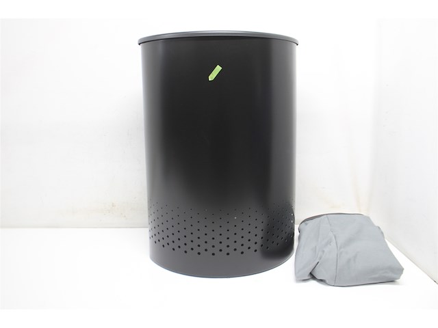 Brabantia wasmand 2 vakken met deksel 55 l matt black / dark grey - afbeelding 4 van  5