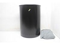 Brabantia wasmand 2 vakken met deksel 55 l matt black / dark grey - afbeelding 4 van  5