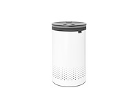 Brabantia wasmand met deksel 60 l white / dark grey kunststof deksel - afbeelding 2 van  4