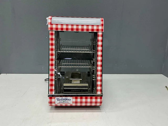 Brabantsche worstenbroodjes - warmhoudvitrine 44x38x66 cm - afbeelding 2 van  7
