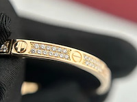 Bracelet diamond pavé cartier, love, 2025 - afbeelding 2 van  12