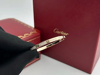 Bracelet diamond pavé cartier, love, 2025 - afbeelding 3 van  12