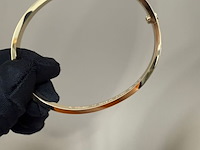 Bracelet diamond pavé cartier, love, 2025 - afbeelding 9 van  12