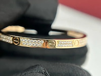 Bracelet diamond pavé cartier, love, 2025 - afbeelding 12 van  12