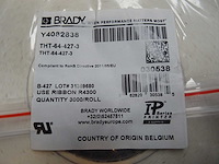 Brady - tht-64-427-3 - etikettenrol tekststrookblad 3000st (18x) - afbeelding 2 van  3