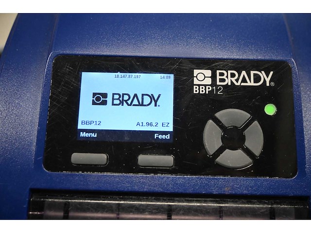 Brady bbp 12 barcode / label printer met abs oprolsysteem - afbeelding 5 van  5