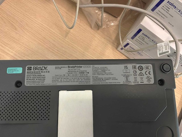 Brady bradyprint i3300 industriële labelprinter - afbeelding 4 van  6