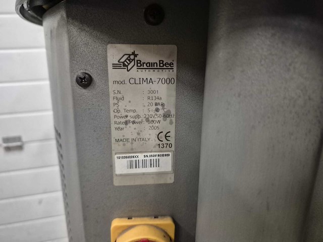 Brainbee - 2005 - clima 7000 - r134a airco test- en vulapparaat - afbeelding 5 van  5