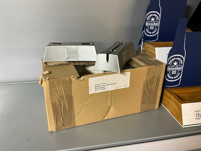 Brand & heineken menukaart houders - afbeelding 3 van  5