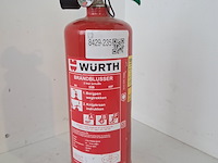 Brandblusser 2 liter schuim, wurth - afbeelding 1 van  5