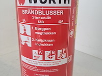 Brandblusser 2 liter schuim, wurth - afbeelding 3 van  5
